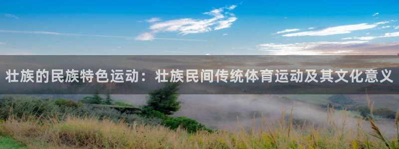 火爆体育赛事：壮族的民族特色运动：壮族民间传统体育运动及其文化意义